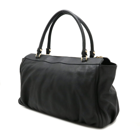 Gucci Leather Abbey Tote Bag Black