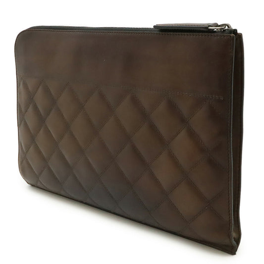 Berluti Leather Off the Road Nino Large Clutch Bag