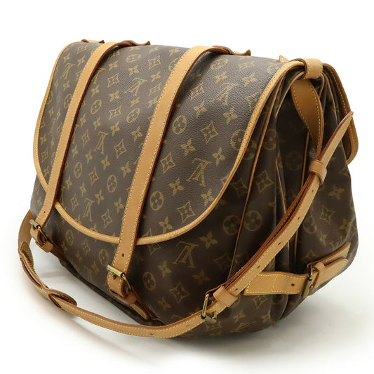 Louis Vuitton Monogram Saumur 43 Messenger Bag M42252