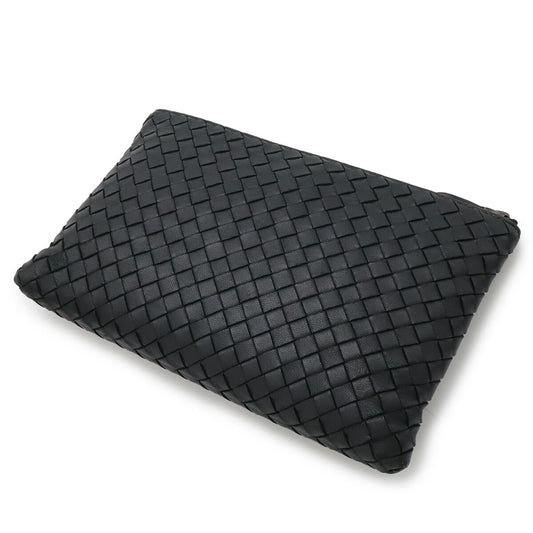 Bottega Veneta Intrecciato Leather Clutch
