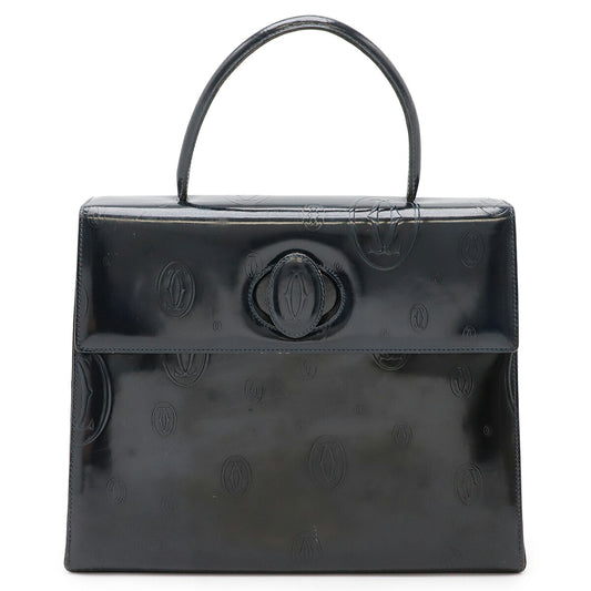 Cartier Patent Leather Happy Birthday Handbag