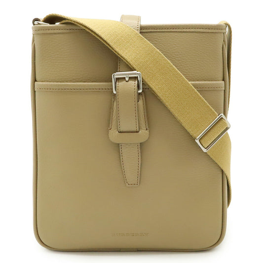 Burberry Leather Shoulder Bag Beige
