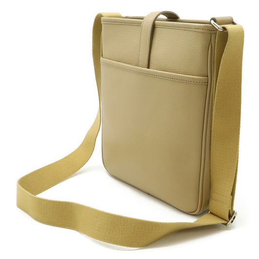 Burberry Leather Shoulder Bag Beige