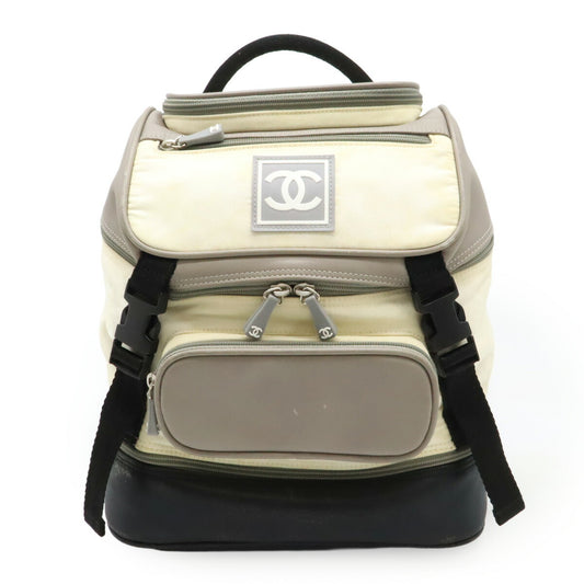 Chanel Nylon Rubber Backpack A03595