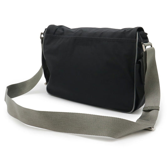 Prada Nylon Shoulder Messenger Bag Black