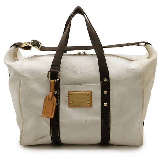 Louis Vuitton Antigua Canvas Weekend Boston Bag M40030
