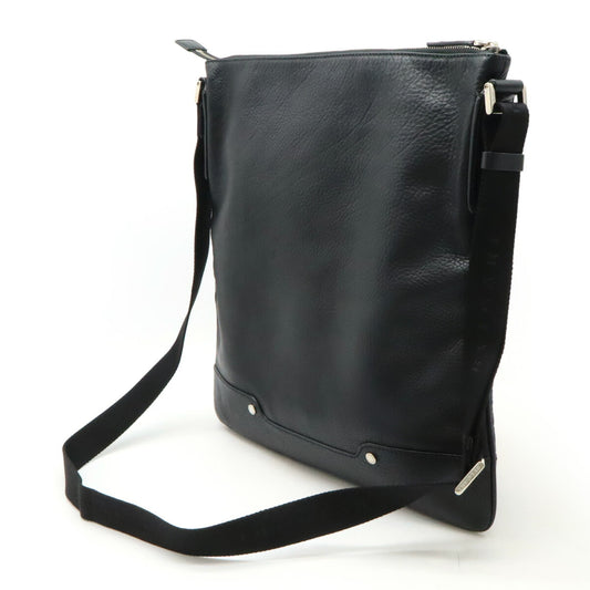 Bvlgari Urban Leather Shoulder Bag Black