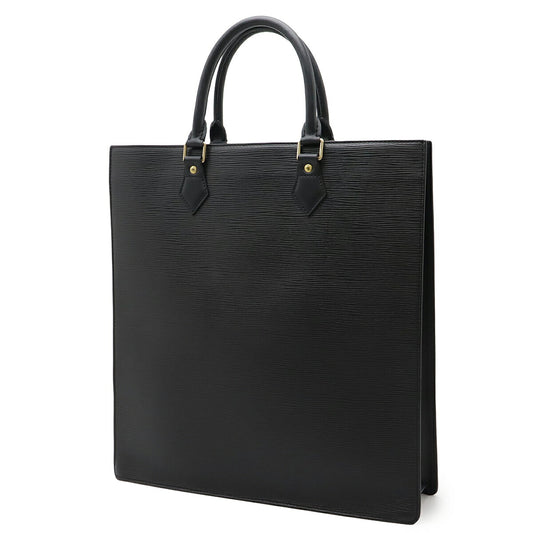 Louis Vuitton Epi Sac Plat Tote Bag Black