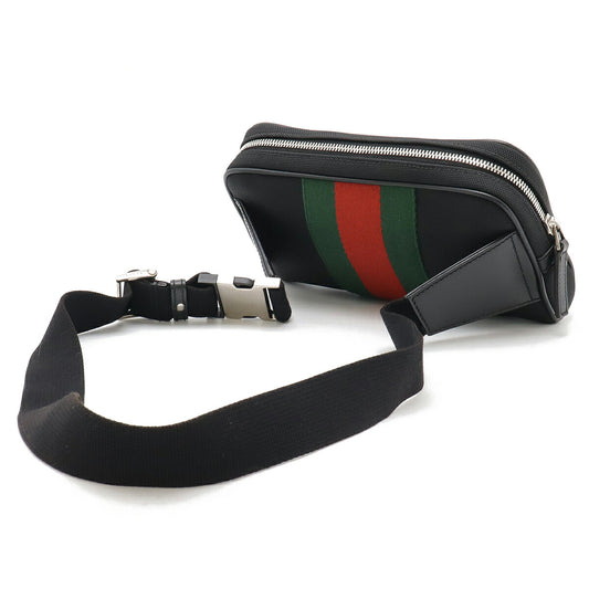 Gucci Nylon Canvas Leather Body Bag 630919