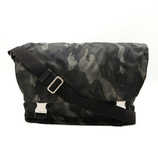 Prada Nylon Messenger Bag Camouflage VA0887