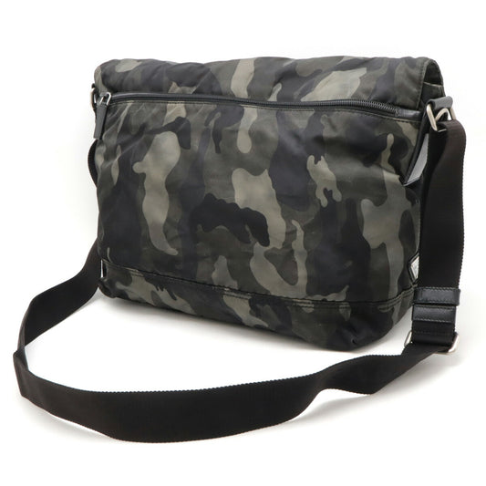 Prada Nylon Messenger Bag Camouflage VA0887
