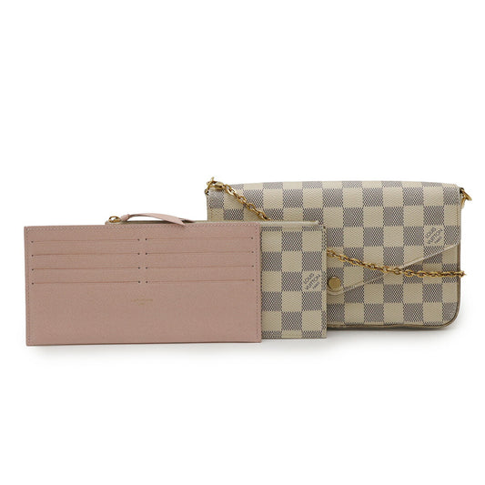 Louis Vuitton Damier Azur Pochette Felicie Bag