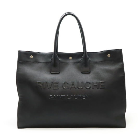 Yves Saint Laurent Leather Tote Bag Black
