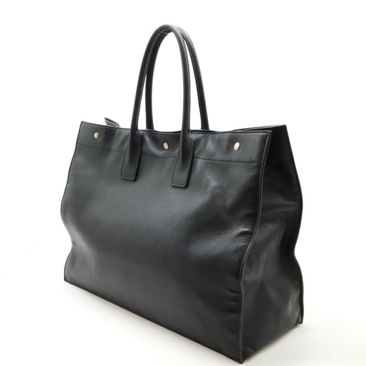 Yves Saint Laurent Leather Tote Bag Black