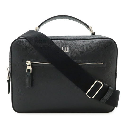 Dunhill Cadogan Leather 2WAY Handbag Black