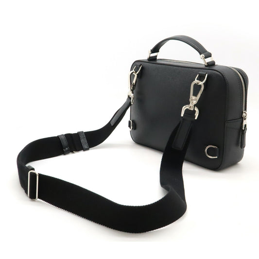 Dunhill Cadogan Leather 2WAY Handbag Black