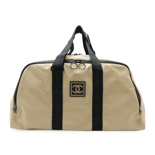 Chanel Nylon Canvas Boston Travel Bag A19976
