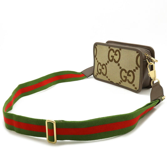 Gucci Jumbo GG Mini Bag Canvas Dark Brown