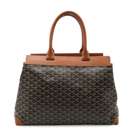 Goyard Belchasse MM Tote Bag Coated Canvas Leather