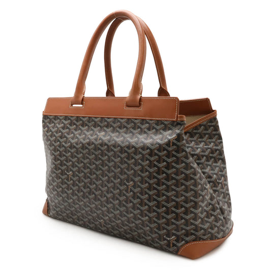 Goyard Belchasse MM Tote Bag Coated Canvas Leather