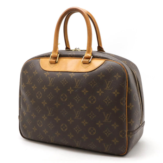Louis Vuitton Monogram Bowling Vanity Handbag M47270