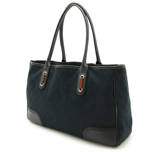 Gucci Princy Line GG Canvas Ribbon Tote Bag