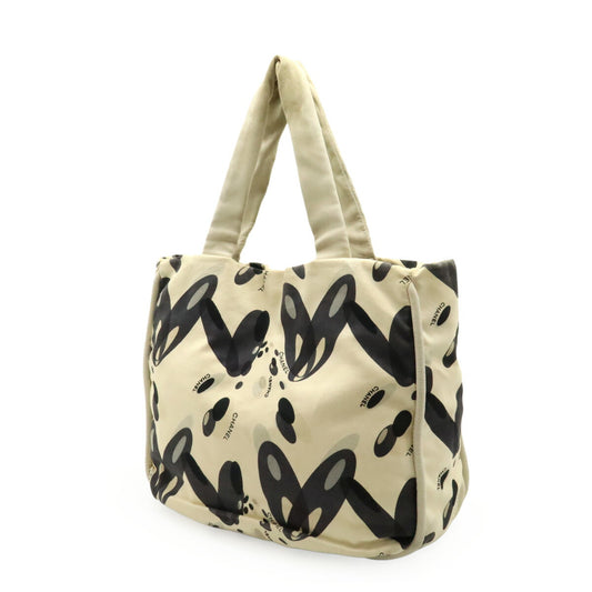 Chanel Canvas Leather Tote Bag