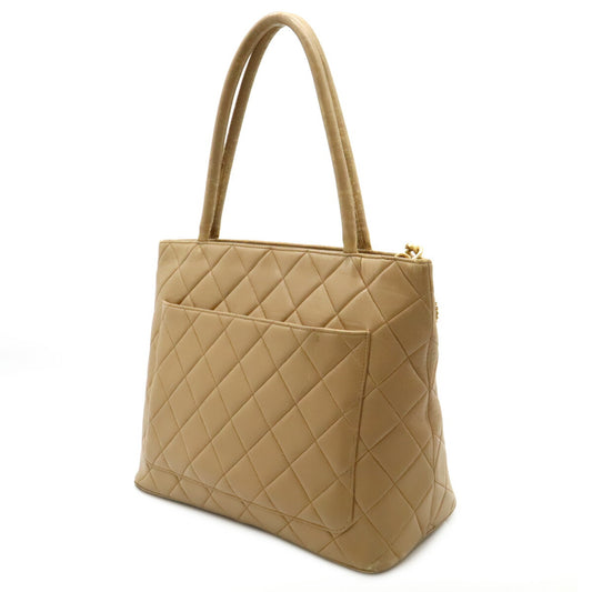 Chanel Lambskin Matelasse Coco Mark Tote Bag A01804