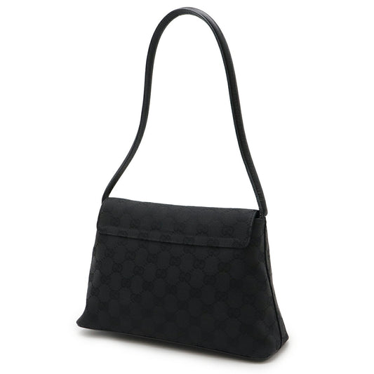 Gucci GG Canvas Leather Shoulder Bag