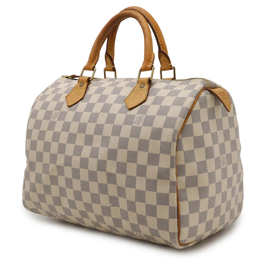 Louis Vuitton Damier Azur Speedy 30 Handbag