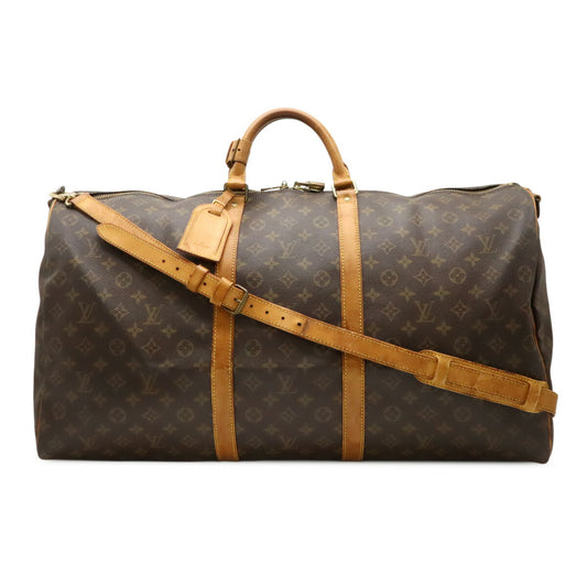 Louis Vuitton Monogram Keepall Bandouliere 60 Travel Bag