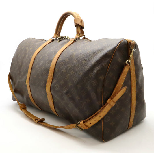 Louis Vuitton Monogram Keepall Bandouliere 60 Travel Bag