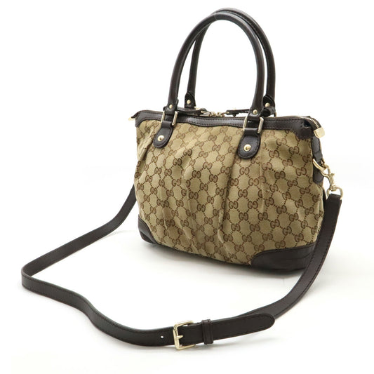 Gucci Sukey GG Canvas 2WAY Tote Handbag