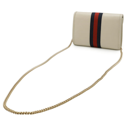 Gucci Rajah Leather Chain Shoulder Bag