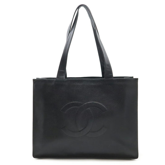 Chanel Caviar Leather Tote Bag Black