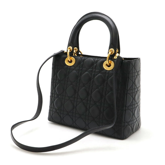 Dior Lady Dior Cannage Lambskin Handbag