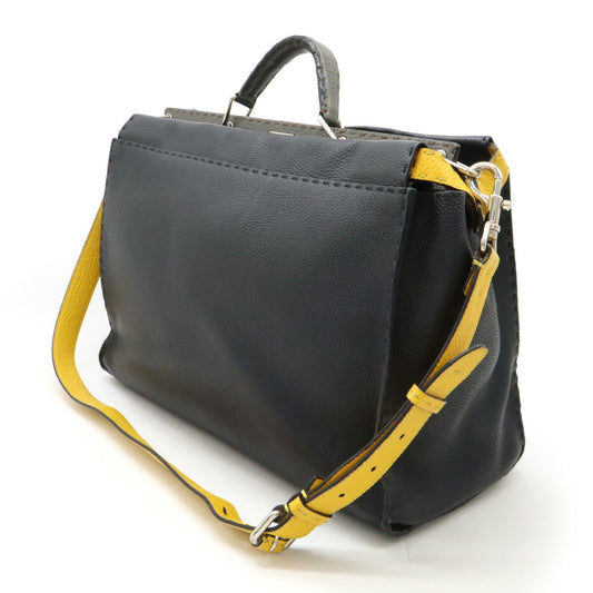 Fendi Peekaboo Leather Business Bag 7VA388