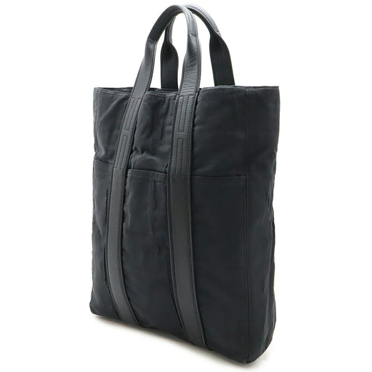 Hermes Acapulco Cabas MM Nylon Leather Tote Bag