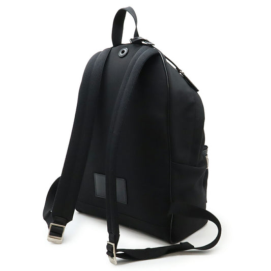 Yves Saint Laurent Nylon Canvas Leather Backpack
