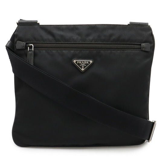 Prada Nylon Leather Shoulder Bag 2VH563