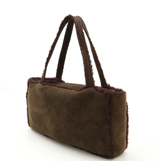 Chanel Shearling Tote Bag