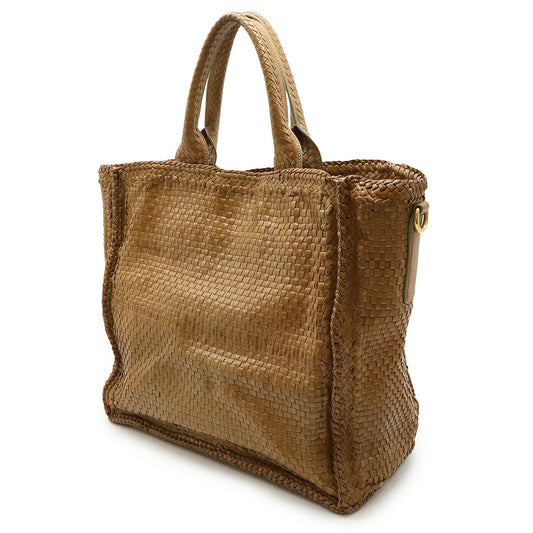 Prada MADRAS Leather Tote Bag BN2222