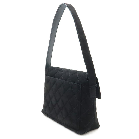 Chanel Suede Matelasse Shoulder Bag