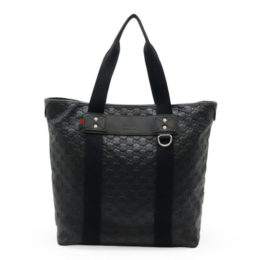 Gucci Rubber Coated Leather Tote Bag