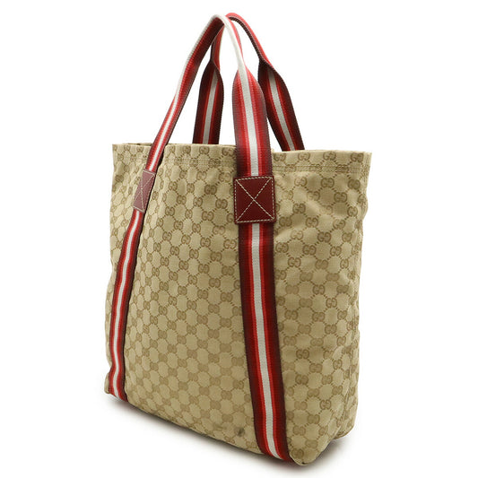 Gucci GG Canvas Sherry Line Tote Bag