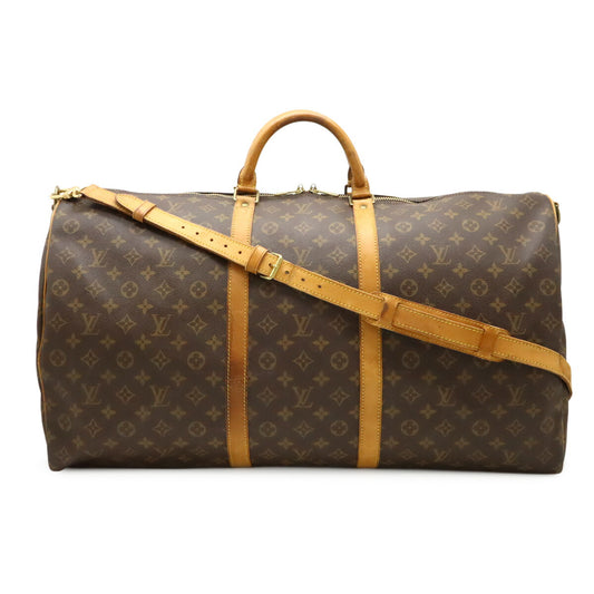 Louis Vuitton Monogram Keepall Bandouliere 60 Travel Bag