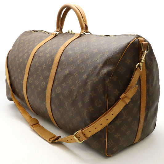 Louis Vuitton Monogram Keepall Bandouliere 60 Travel Bag