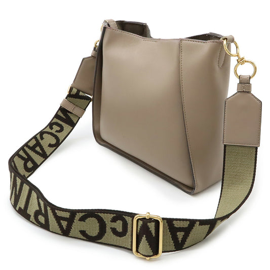 Stella McCartney Logo Leather Shoulder Bag