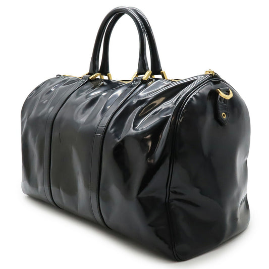 Chanel Patent Leather Boston Bag