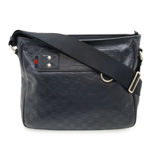 Gucci Navy Leather Shoulder Bag 322080